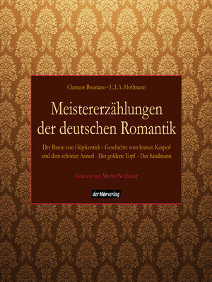 cover image of Meistererzählungen der deutschen Romantik